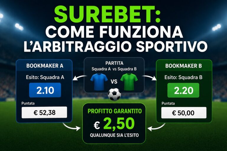 surebet profitto certo con le scommesse