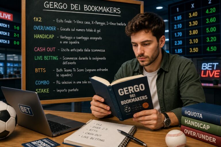 le parole più utilizzate dai bookmaker