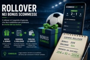 come funziona il rollover nelle scommesse